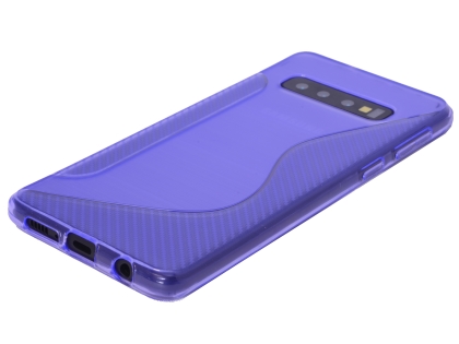 Wave Case for Samsung Galaxy S10+ - Purple