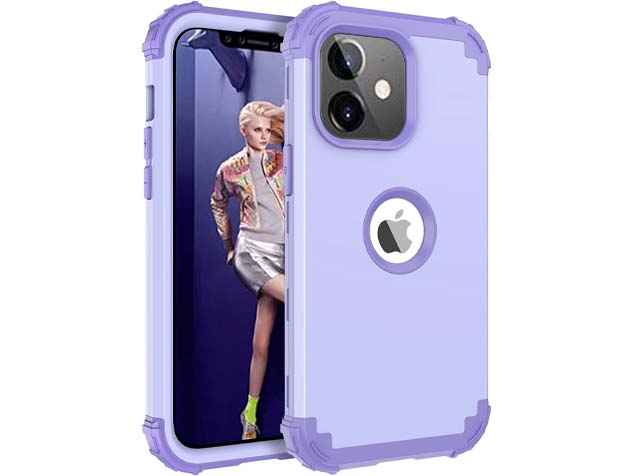 Defender Case for iPhone 11 Pro Max - Purple Impact Case