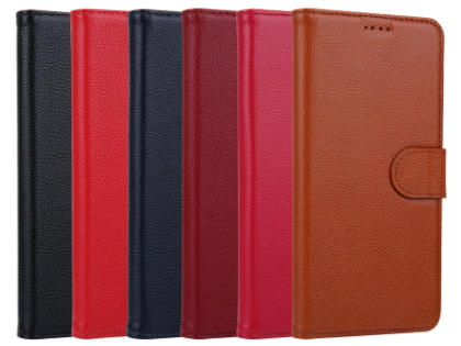 Premium Leather Wallet Case for Google Pixel 4XL - Red