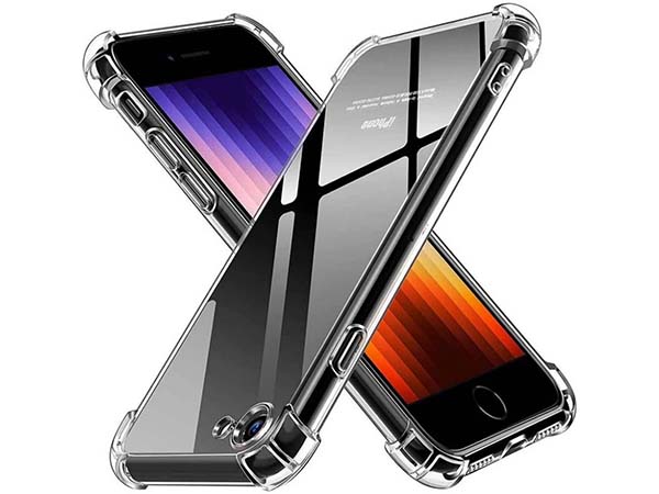 Gel Case with Bumper Edges for iPhone SE 2 / SE 3 - Clear