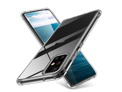 Gel Case with Bumper Edges for Samsung Galaxy A51 - Clear Soft Cover
