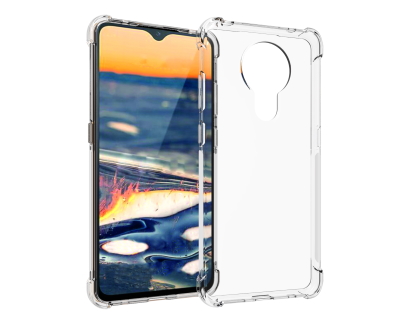 Gel Case with Bumper Edges for Nokia 5.3 - Clear Soft Cover