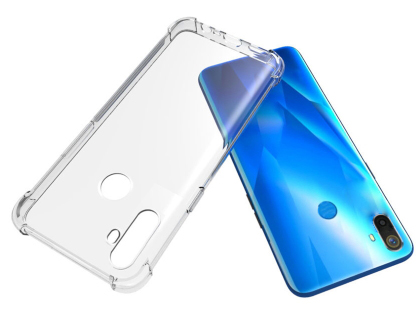 Gel Case with Bumper Edges for OPPO Realme C3 - Clear Soft Cover