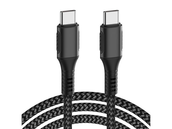 WiWU F20 USB-C to USB-C Cable - Black USB-C to USB-C