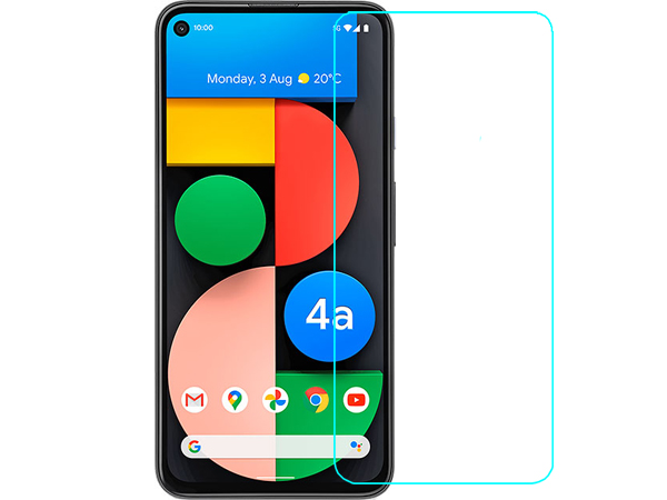 Flat Glass Screen Protector with Full Adhesive for Google Pixel 4a 5G - Screen Protector