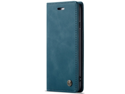 CaseMe Slim Synthetic Leather Wallet Case with Stand for iPhone 6s/6 - Teal