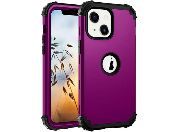 Defender Case for iPhone 13 - Plum Impact Case