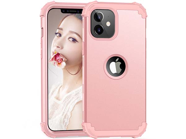 Defender Case for iPhone 12 Mini - Pink Impact Case