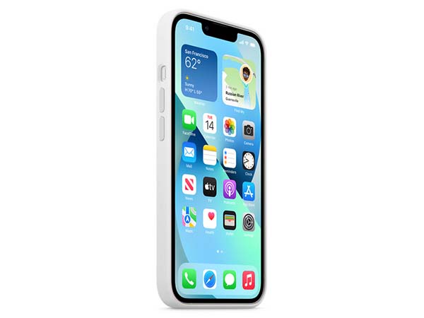 Silicone Case for Apple iPhone 12 Mini - White