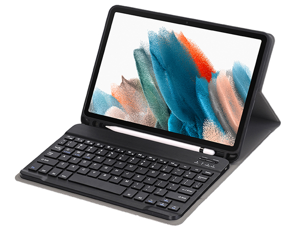 Keyboard and Case for Samsung Tab A8 10.5 (2021) - Black