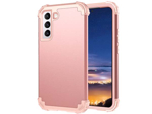 Defender Case for the Samsung Galaxy S22 - Pink Impact Case