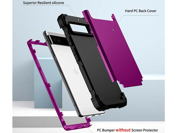 Defender Case for Google Pixel 6a - Plum