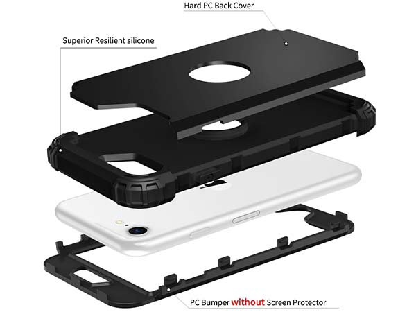 Defender Case for iPhone SE 2 / SE 3 - Black