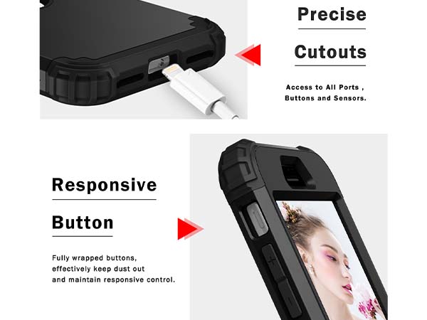 Defender Case for iPhone SE 2 / SE 3 - Black