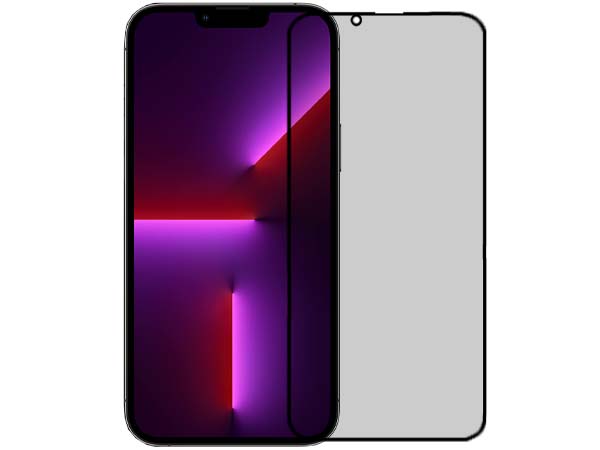 Anti Glare Tempered Glass Screen Protector for the Apple iPhone 13 - Black Screen Protector
