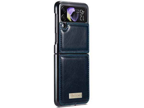 CaseMe Slim Synthetic Leather Case for Samsung Galaxy Z Flip4 - Teal