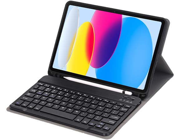 Keyboard and Case for iPad 10th Gen 10.9 (2022) - Black
