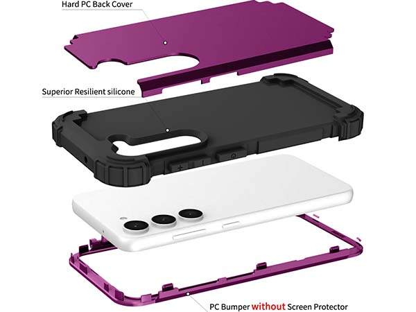 Defender Case for the Samsung Galaxy S23+ - Purple