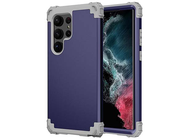 Defender Case for the Samsung Galaxy S23 Ultra - Navy Impact Case