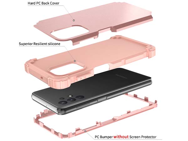 Defender Case for the Samsung Galaxy A32 5G - Pink