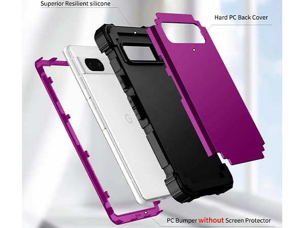 Defender Case for Google Pixel 7a - Purple