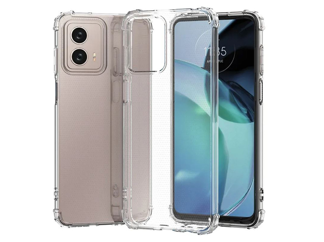 Gel Case with Bumper Edges for Motorola Moto E13 - Clear Soft Cover