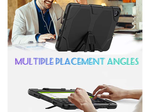 Rugged Case for Samsung Galaxy Tab A9 8.7 inches - Black