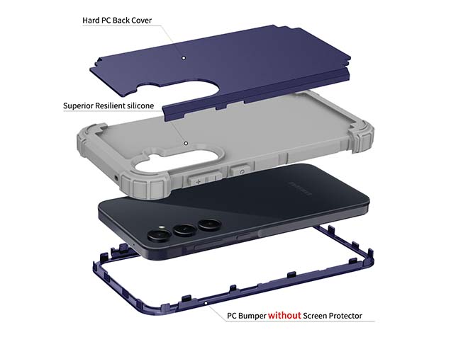 Defender Case for the Samsung Galaxy A35 - Navy