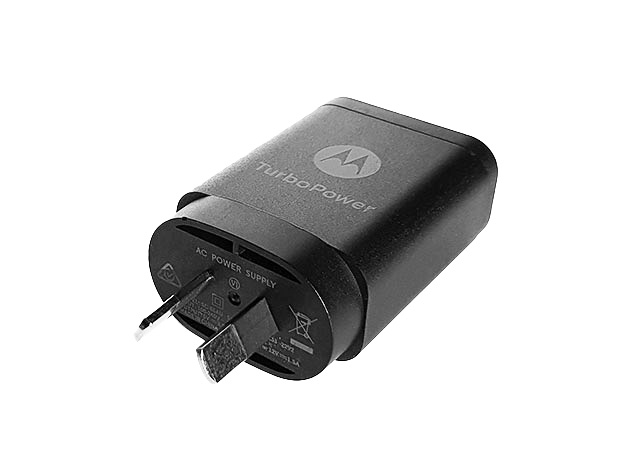 Genuine Motorola 18W TurboPower Adapter - Black AC USB Power Adapter