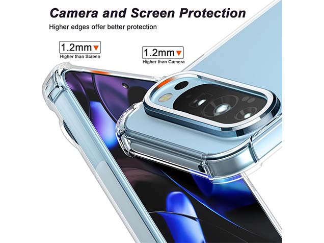 Gel Case with Bumper Edges for Google Pixel 9 Pro XL - Clear