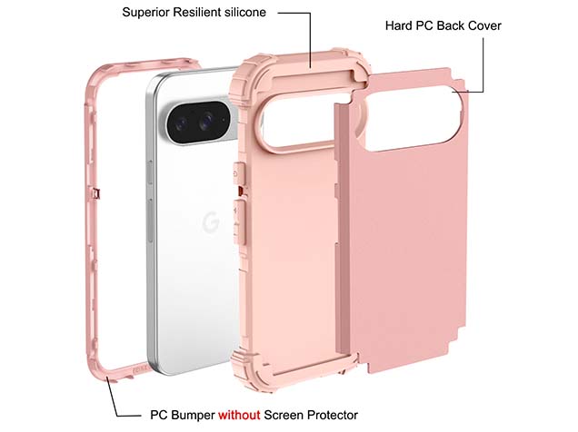 Defender Case for Google Pixel 9 - Pink