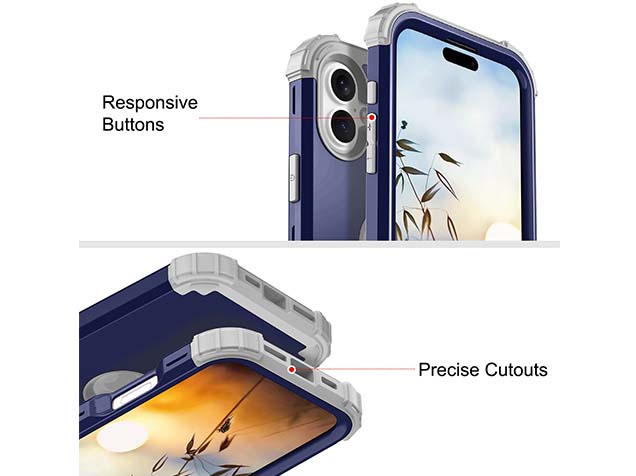 Defender Case for iPhone 16 - Navy