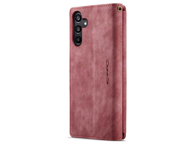 CaseMe Synthetic Leather Wallet Case with Zipper Pocket for Samsung Galaxy A16 - Blush