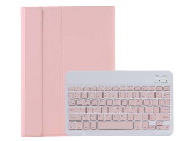 Keyboard and Case for Samsung Galaxy Tab S10 FE - Light Pink Keyboard