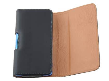 Smooth Synthetic Leather Belt Pouch - Naked Mobile Only