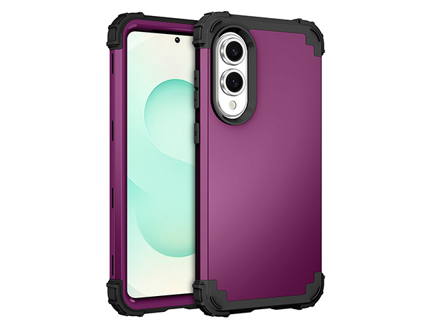 Defender Case for the Samsung Galaxy S25 Edge - Plum