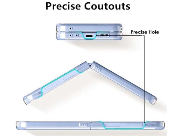 Ultra Thin Clear Case for Samsung Galaxy Z Flip7 FE