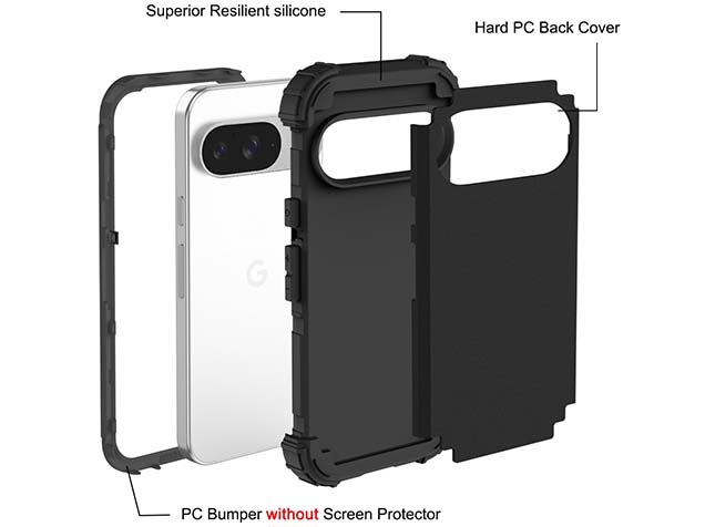 Defender Case for Google Pixel 10 - Black