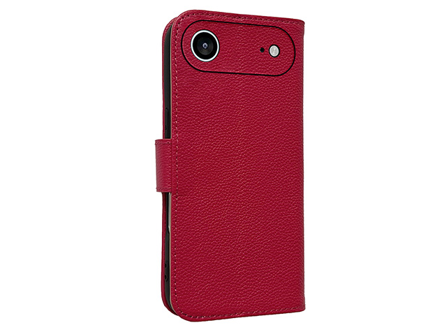 Premium Leather Wallet Case for Apple iPhone Air - French Rose Leather Wallet Case