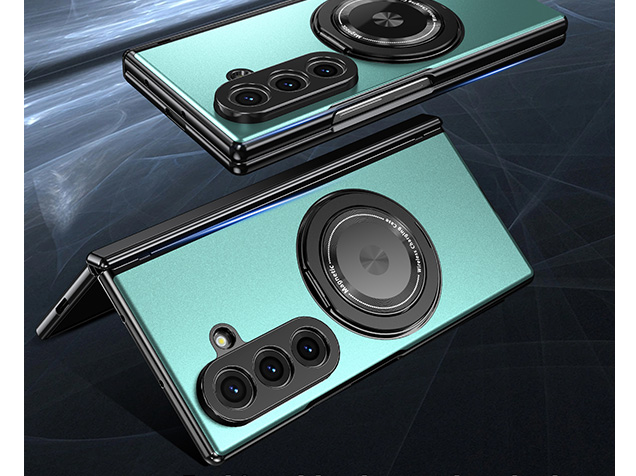 Magnetic Ring / Stand Case for the Samsung Galaxy Z Fold7 - Green