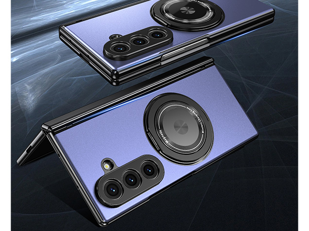 Magnetic Ring / Stand Case for the Samsung Galaxy Z Fold7 - Blue