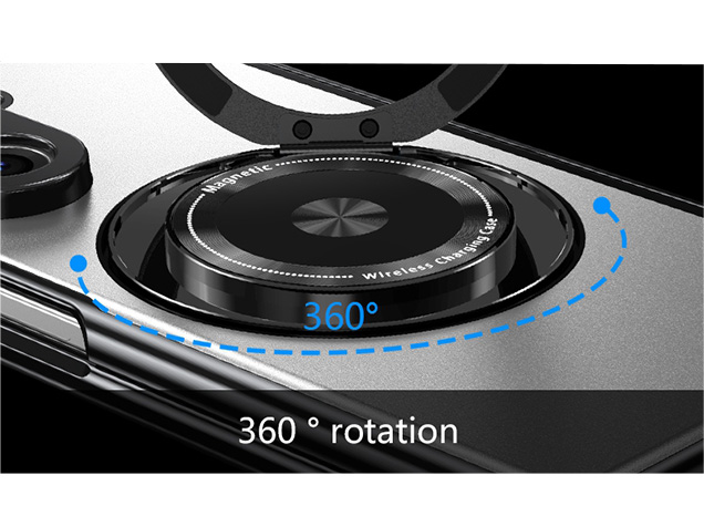 Magnetic Ring / Stand Case for the Samsung Galaxy Z Fold7 - Silver