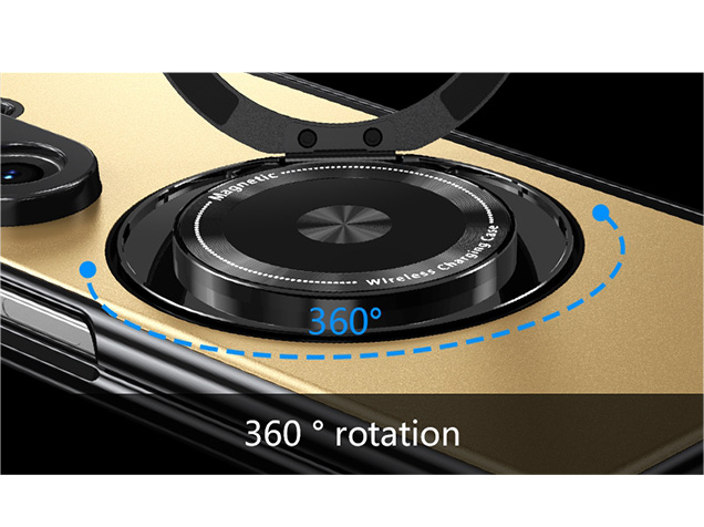 Magnetic Ring / Stand Case for the Samsung Galaxy Z Fold7 - Gold