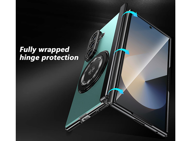 Magnetic Ring / Stand Case for the Samsung Galaxy Z Fold7 - Green