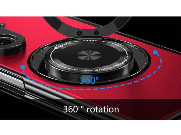 Magnetic Ring / Stand Case for the Samsung Galaxy Z Fold7 - Red