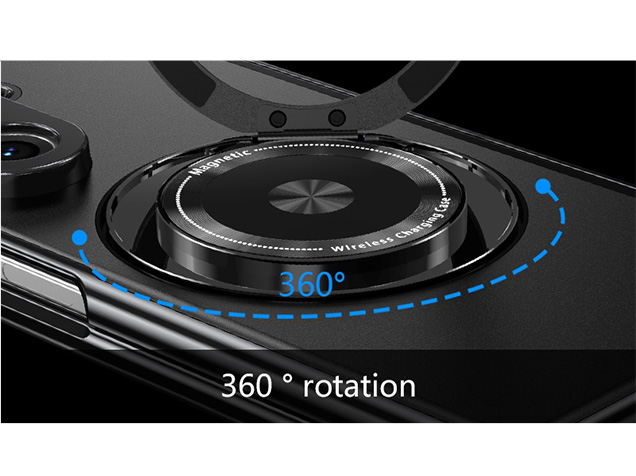 Magnetic Ring / Stand Case for the Samsung Galaxy Z Fold7 - Black