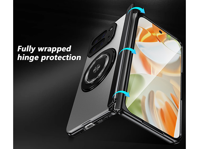 Magnetic Ring / Stand Case for Google Pixel 10 Pro Fold - Silver