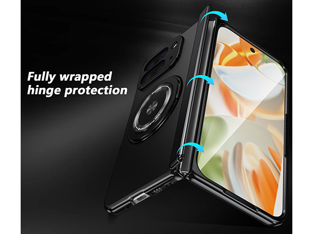 Magnetic Ring / Stand Case for Google Pixel 10 Pro Fold - Black