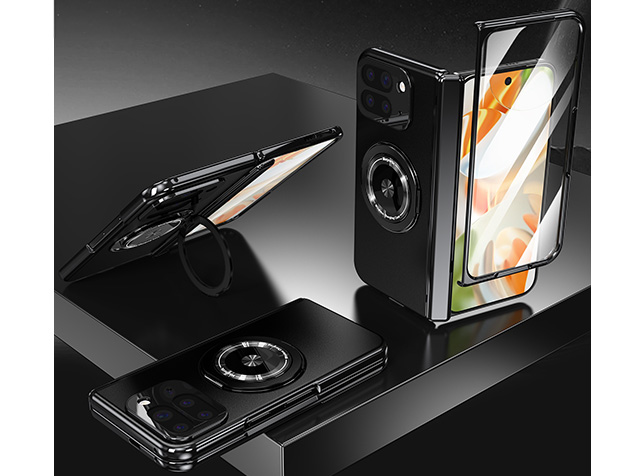 Magnetic Ring / Stand Case for Google Pixel 10 Pro Fold - Black