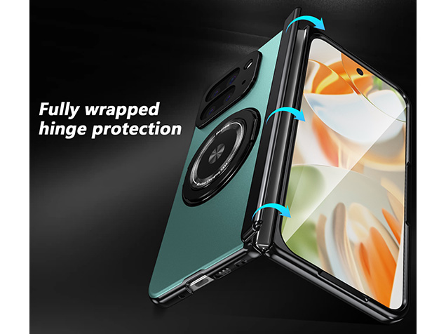 Magnetic Ring / Stand Case for Google Pixel 10 Pro Fold - Green